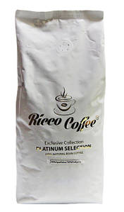 Кава в зернах Ricco Coffee Platinum Selection 1 кг Опт від 5 шт.