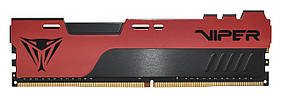 Оперативна пам'ять Patriot 8GB DDR4 2666 MHz Viper Elite II Red (PVE248G266C6) (D)