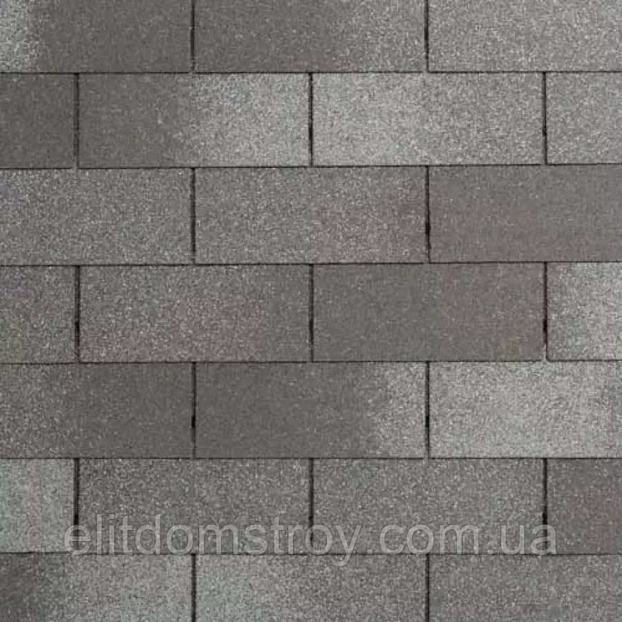 Одношарова бітумна черепиця SUPERGLASS 3T (50) HARVARD SLATE