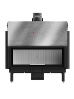 Воздушная печная каминная топка на дровах стальная, с гильотиной HITZE ARDENTE ARD120X43.G-I + internal glass