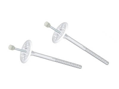 ТЕРМОДЮБЕЛЬ ЗІ СТАЛЕВИМ ЦВЯХОМ, ТЕРМГОЛОВКОЮ ТА ПОДОВЖЕНОЮ РОЗПІРНОЮ БАЗОЮ LFM "WKRET-MET"