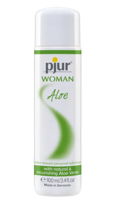 Лубрикант на водній основі для жінок з екстрактом алое зволожувальний pjur Woman Aloe 100 мл