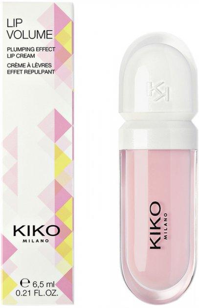 Крем-бальзам для губ з ефектом збільшення об'єму Kiko Milano Lip Volume Tutu Rose, фото 1