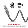 Кабель Promate NerveLink-i USB-Lightning 2.4А 1.2 м Grey (nervelink-i.grey), фото 4