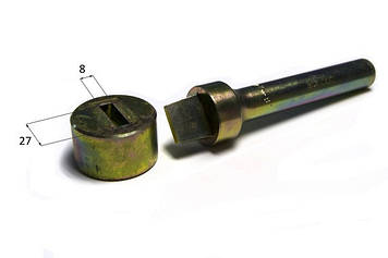 Оправлення (развальцовщик) для установки кілець, люверсів 27*8 мм.