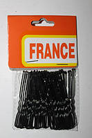 Набір шпильок для волосся, чорні, 6 см, 40 шт.