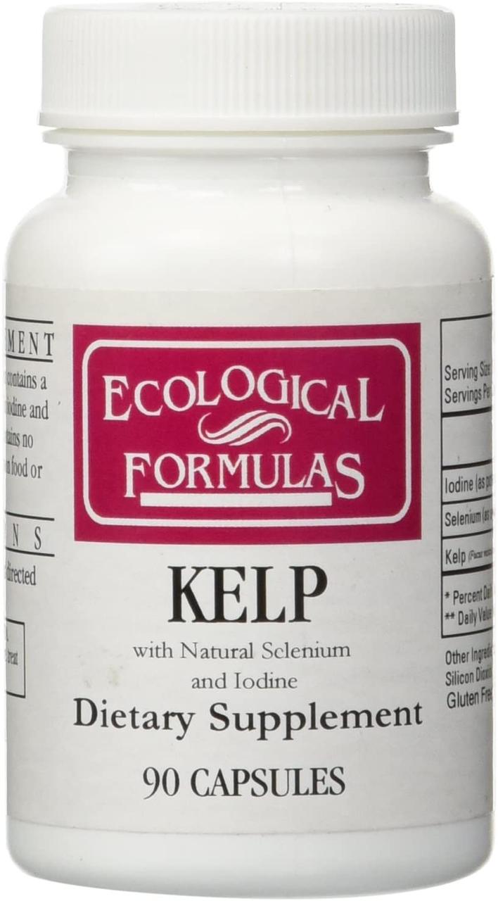 Ecological Formula Kelp / Келп для підтримання здорової функції щитоподібної залози 90 капсул