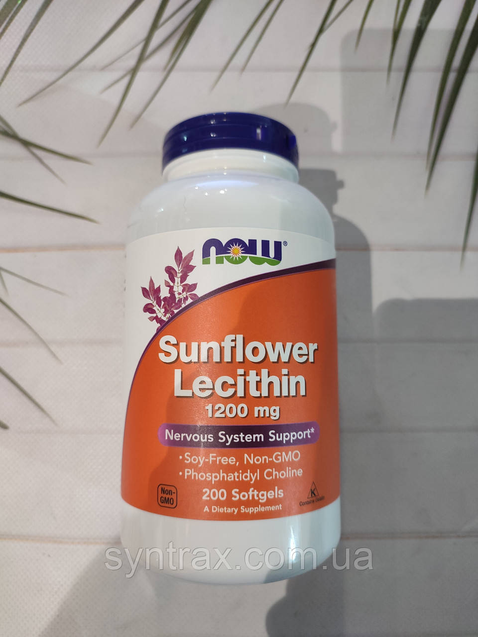 Now Foods Sunflower Lecithin 200 soft , соняшниковий лецитин нау, фото 1