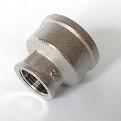 Муфта 1"х1/2" ВВ редукційна латунна нікель/профі Asco®