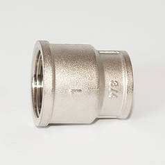 Муфта 1"х3/4" ВВ редукційна латунна нікель/профі Asco®