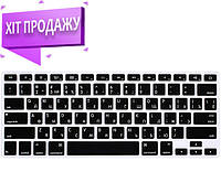 Накладка на клавиатуру для MacBook Air 13 2012-2017 Pro Retina 13/15 2012-2015 Черная US Soft Touch