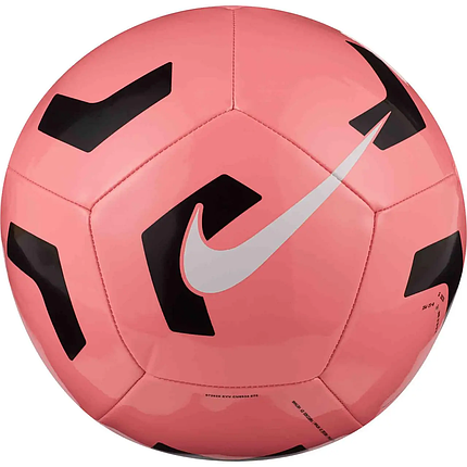 М'яч футбольний спортивний ігровий м'яч для футболу Nike Pitch Training Pink, розмір №5, фото 3