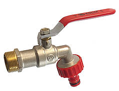 Кран для поливу 1/2" (пластик.штуцер) PN40 Asco®