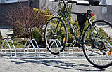 Велопарковка ECHO неіржавка сталь на 5 місцях двостороннє кріплення на підлогу або на стіну, фото 3