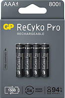 Акумулятор GP Recyko Pro GP85AAAHCB-2EB4, Ni-MH AAA, 1.2V, 800mAh,  (4шт)