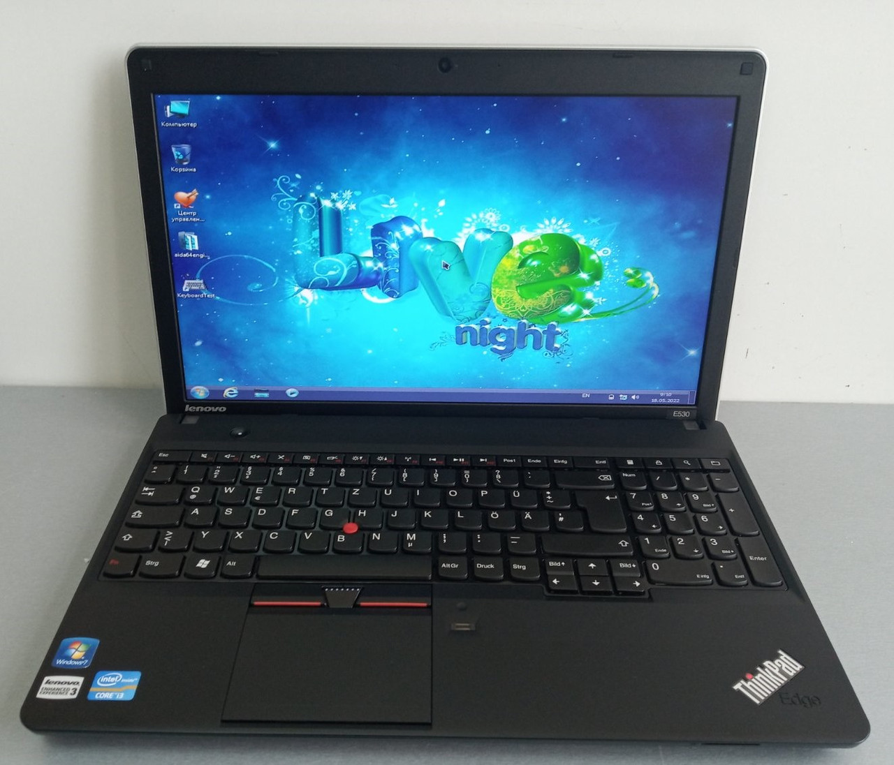 Lenovo ThinkPad Edge E530 15.6'' LED i3-2328m 2.2ГГц/RAM 4 ГБ/Intel HD Graphics 3000/LAN/Wi-Fi