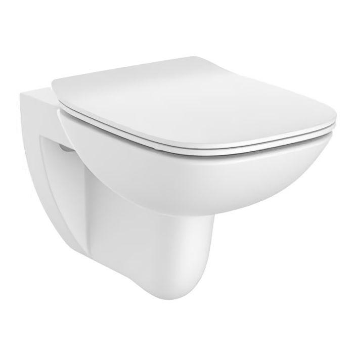 DEBBA Rectangular унітаз підвісний, з сидінням Slim slow-closing