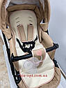 Дитяча коляска 2 в 1 Classik (Класик) Victoria Gold екошкіра, фото 6