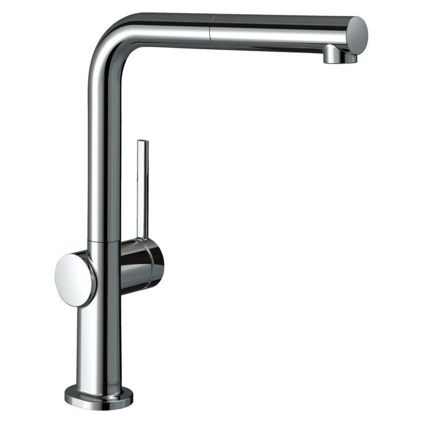 Змішувач для кухні з витяжним виливом 296 мм, колір хром 72809000 HANSGROHE
