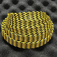 Оплетка для кабеля 12мм 25-35мм² (2-0Ga) черно-желтый