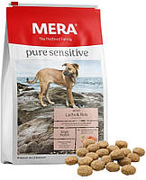 Гипоаллергенный корм для собак с лососем и рисом Mera Pure Sensitive Adult Lachs & Reis 1 кг