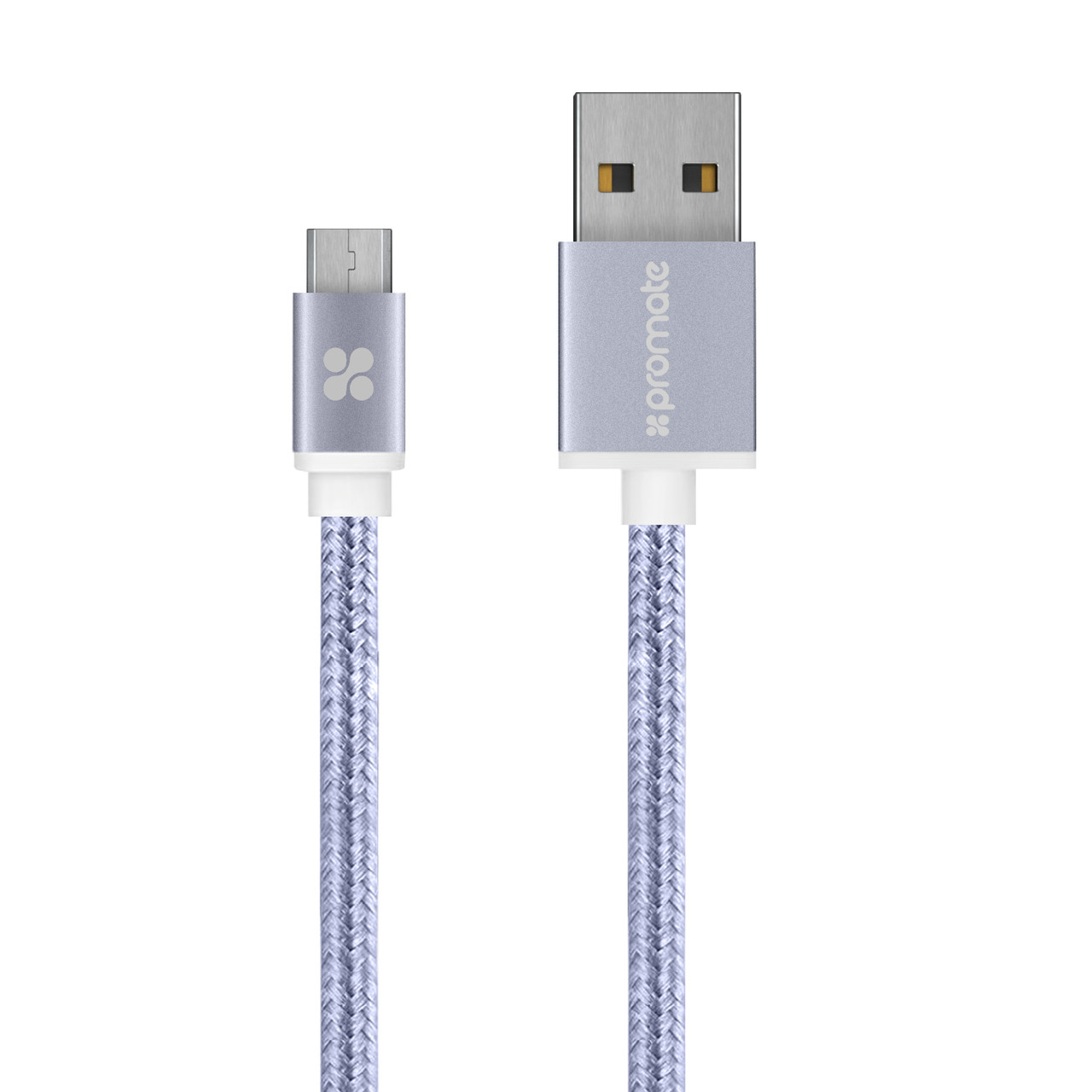 Кабель Promate linkMate-U2M USB-microUSB 1.2 м Silver (linkmate-u2m.silver)