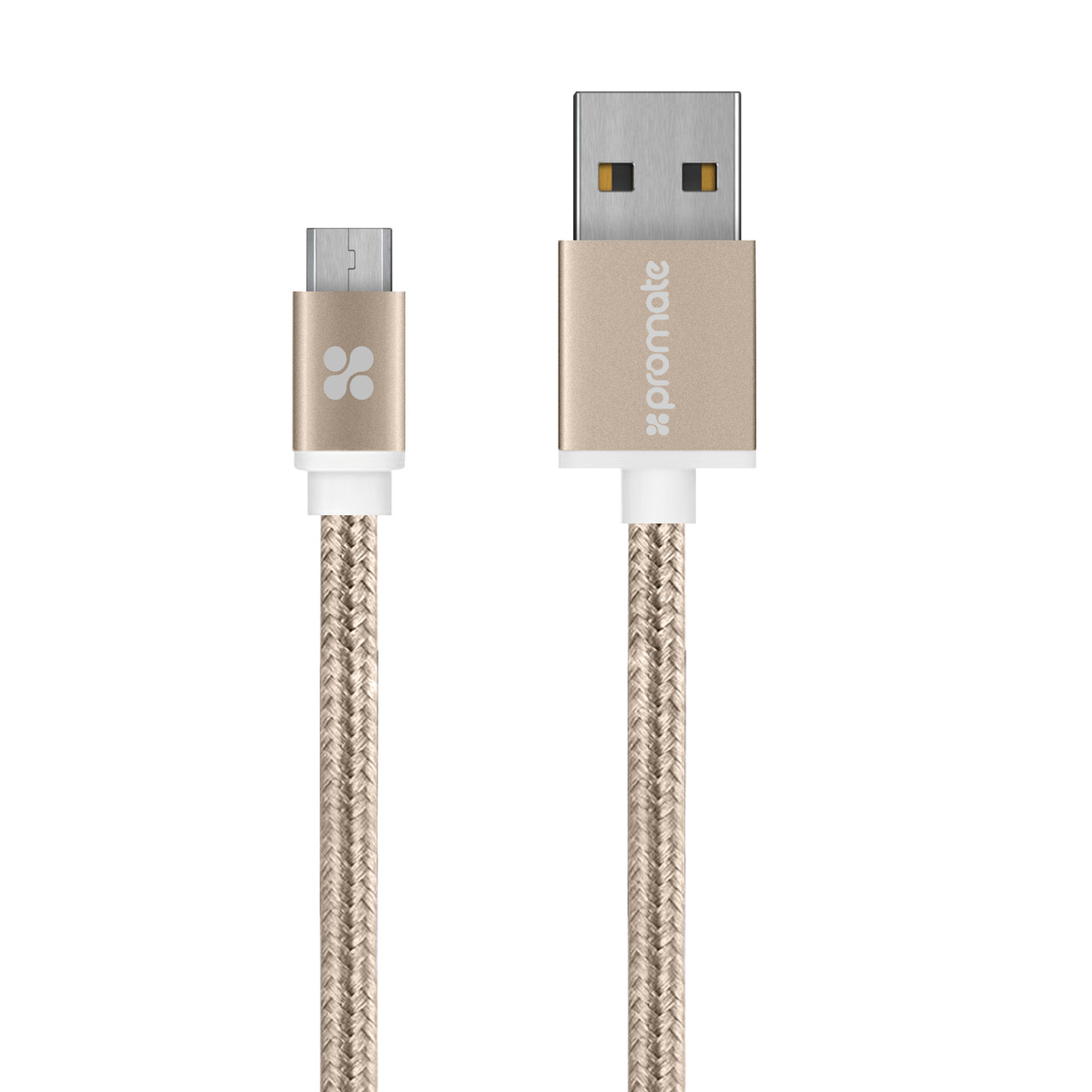 Кабель Promate linkMate-U2M USB-microUSB 1.2 м Gold (linkmate-u2m.gold)