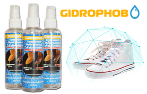 Флакон гідрофобного спрею GIDROPHOB захистить 5 пар взуття