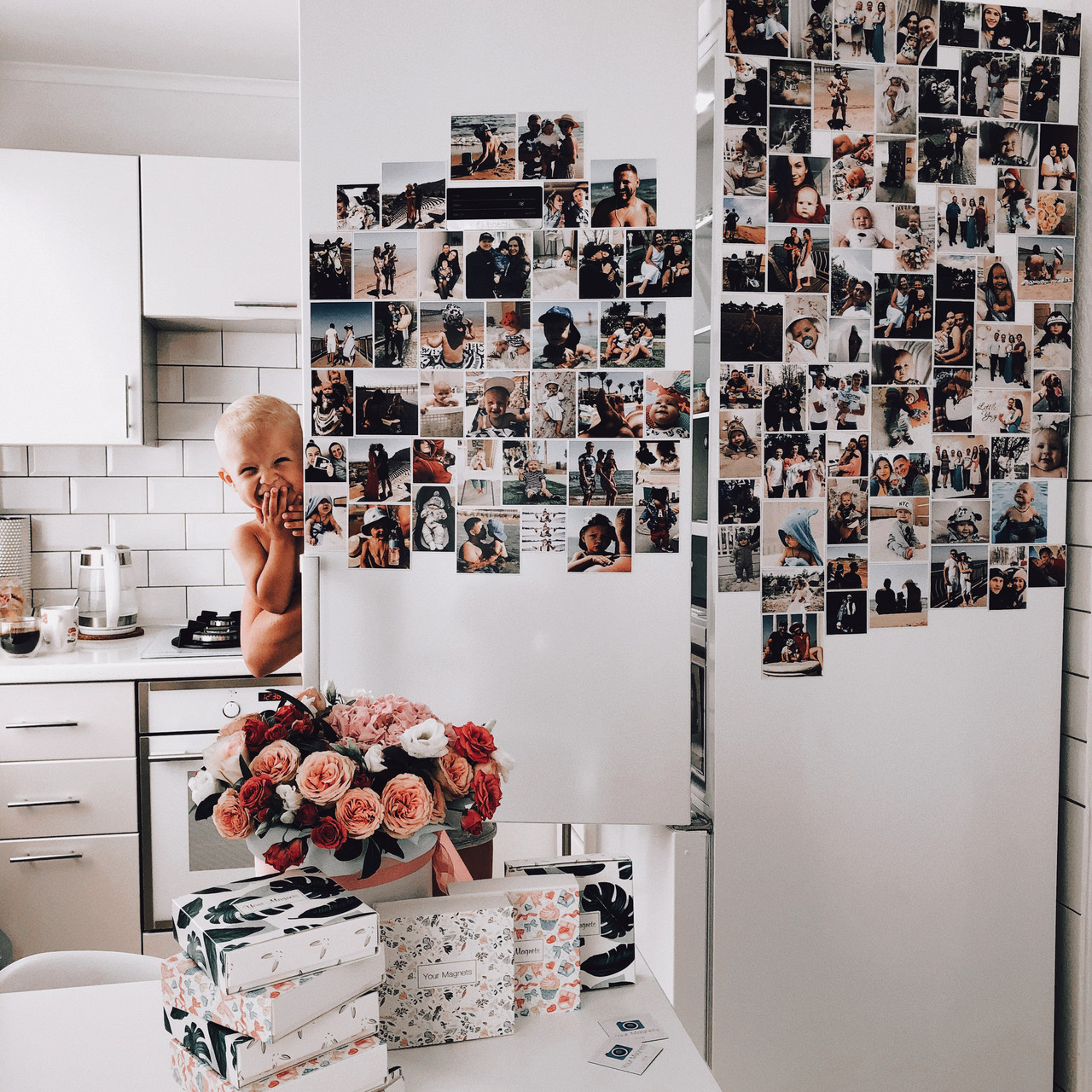 Фотомагніти набір 4 шт. розміру XL – Персоналізований Фотомагніт у Великому Форматі, фото 1