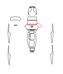 Комплект викрійок для салону BMW X3 2021