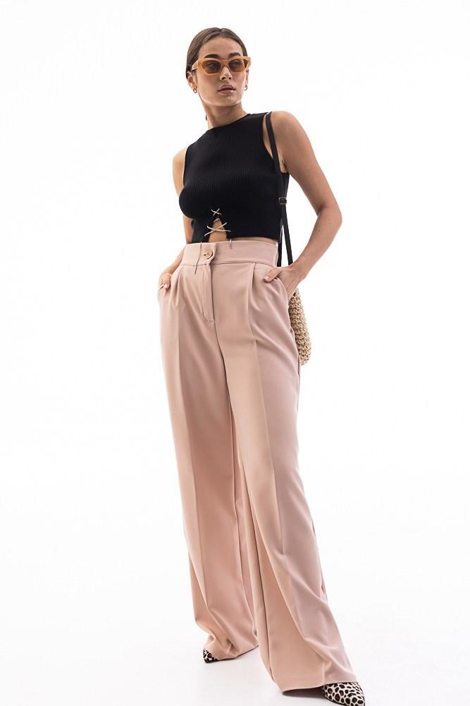 Жіночі штани палацо зі стрілками в розмірі M, фото 1