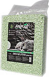 Наполнитель для кошачьего туалета AnimAll Тофу с ароматом зеленого чая Соевый комкующий 2.6 кг (6 л), фото 2