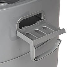 Портативний біотуалет Bo-Camp Portable Toilet Comfort 7 Liters Grey | Компактний мобільний туалет для кемпінгу та подорожей, 7 л, фото 4