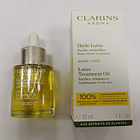 Масло для комбинированной и жирной кожи Clarins Lotus Face Treatment Oil 30ml