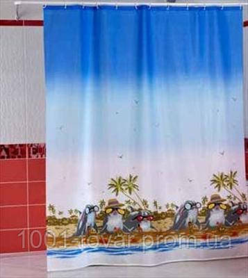 Шторка для ванної кімнати "Dolphin Beach", Miranda. Виробництво Туреччина.