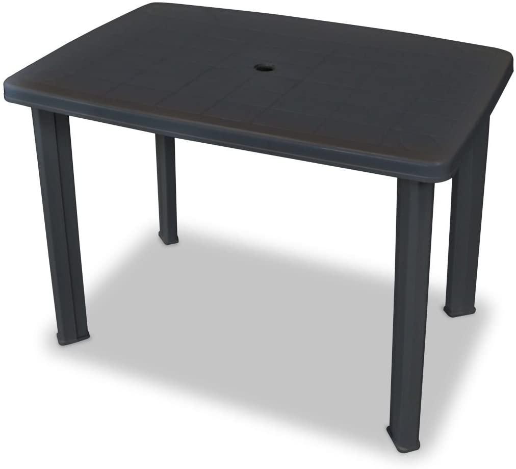 Стіл пластиковий Faretto антрацит, фото 1