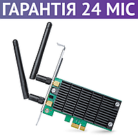 Wi-Fi адаптер PCI-Express TP-LINK Archer T6E, двухдиапазонный, внутренний для ПК, установка в слот PCI-E