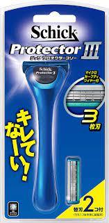 Станок для гоління Schick Protector Three Holder з трьома лезами з 2 запасними лезами(302573)