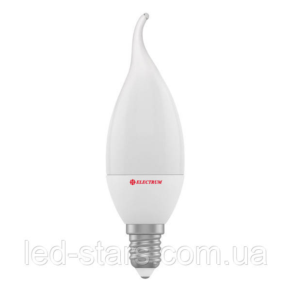 ЛАМПА СВЕТОДИОДНА СВІЧА НА ВЕТРУ LC-12 7W E14 2700K АЛЮМОПЛ. КОРП. A-LC-0518, фото 1