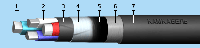 Кабель АВБбШВ 3х150+1х70 бронированный алюминиевый