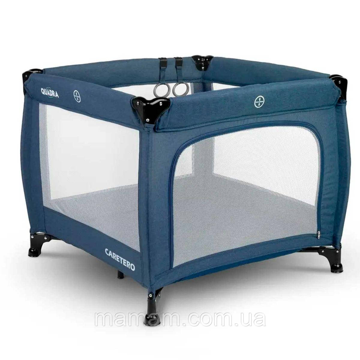 Дитячий манеж Caretero Quadra Blue, фото 1