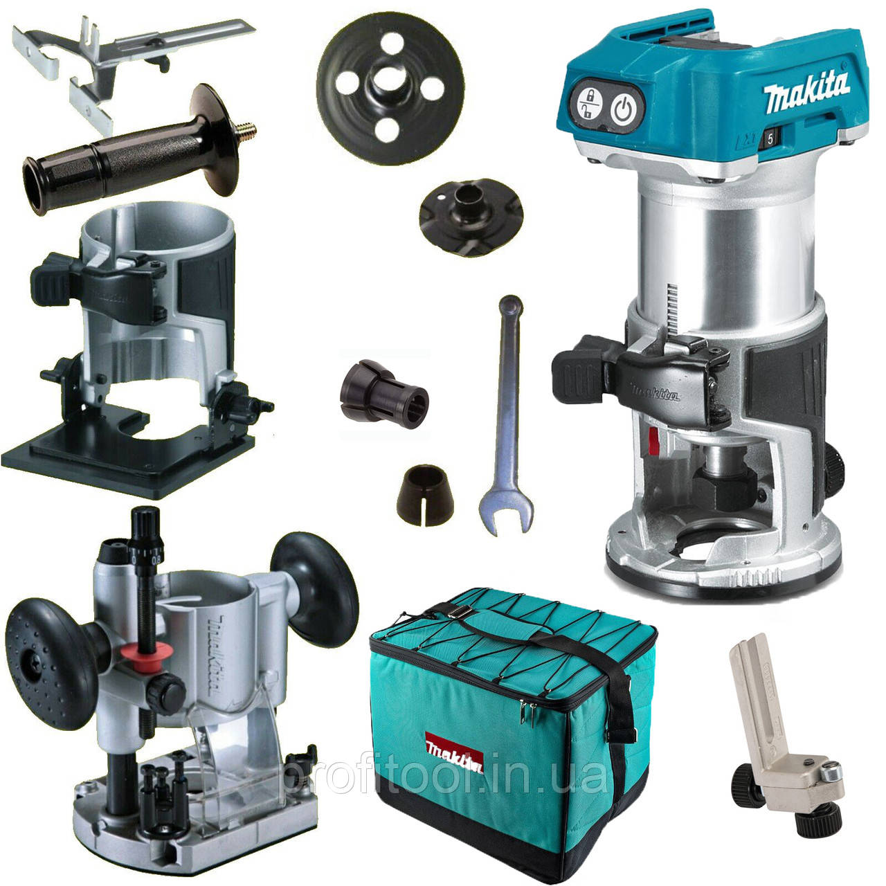 Акумуляторний фрезер MAKITA DRT50ZX2