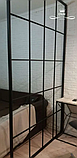 Перегородка для зонування з металу для дому, офісу, фото 4