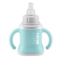 Поильник Beaba Ellipse 3 in 1 Evoluclip Training Cup Blue