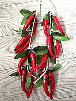 В'язання перцю з листям (40 см), фото 3