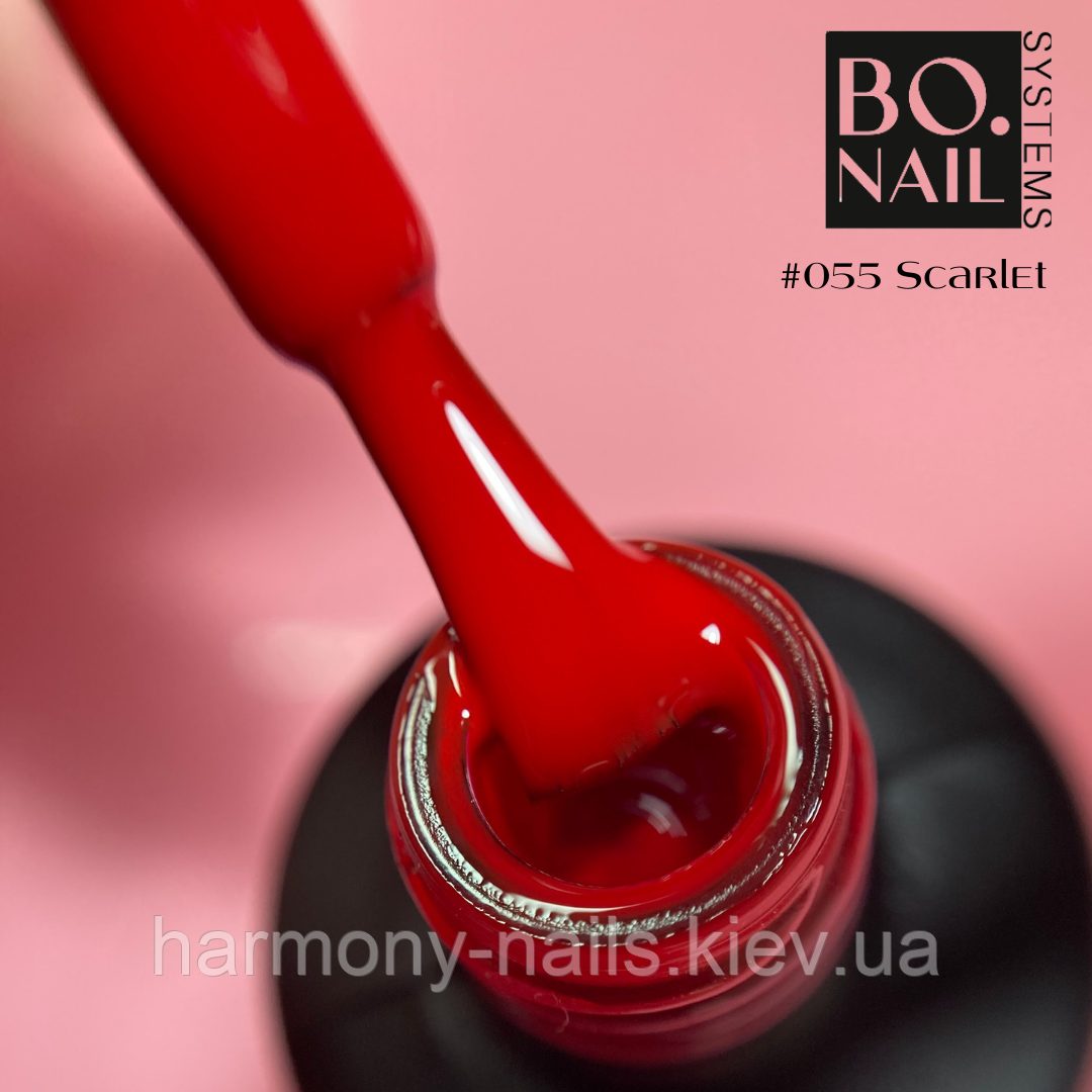 Гель-лак BO.NAIL #055 "Scarlet", 7мл