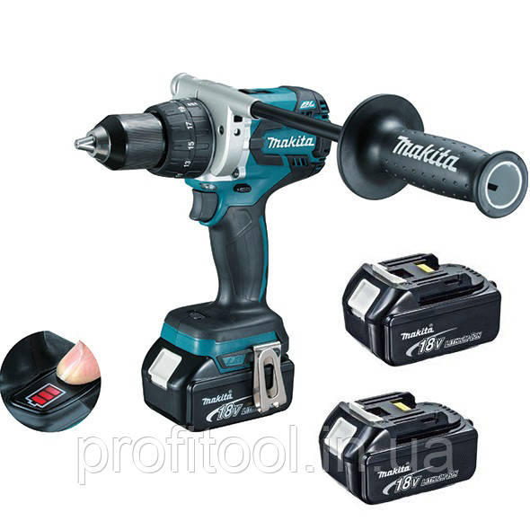 Акумуляторний шуруповерт MAKITA DDF481RFE3