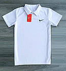 Чоловіча футболка поло Nike чорна найка річна бавовна, фото 2