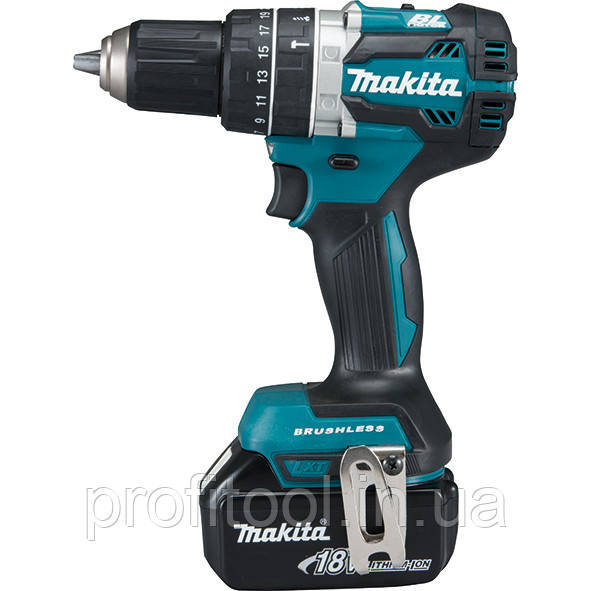 Акумуляторний ударний шуруповерт MAKITA DHP484RTE, фото 1