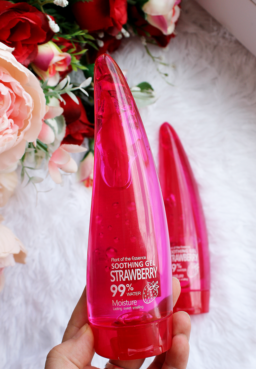 Гель для обличчя та тіла з екстрактом полуниці Strawberry Smoothing Gel 🍓🍓🍓